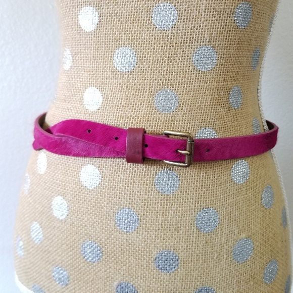 Target Accessories - Faux Horse Hair Magenta Belt Target - OS Target Accessories - Faux Horse Hair Magenta Belt Target - OS